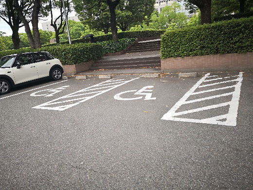 名古屋大学无障碍停车位标识.png