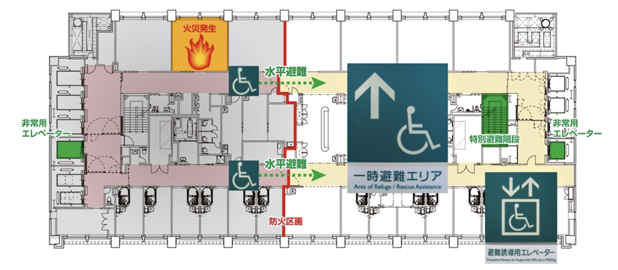 标准层平面以及“消防楼梯”和“避难电梯”.jpg