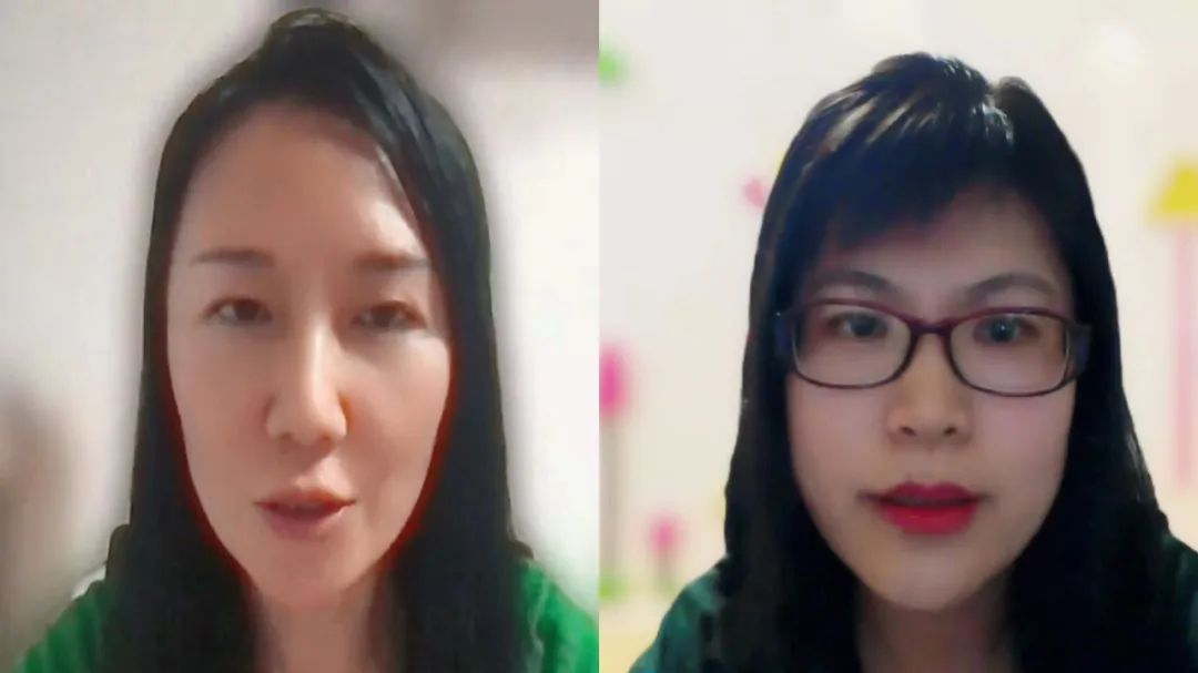 赵佳美（左）、张海玲（右）分享学习感悟.jpg